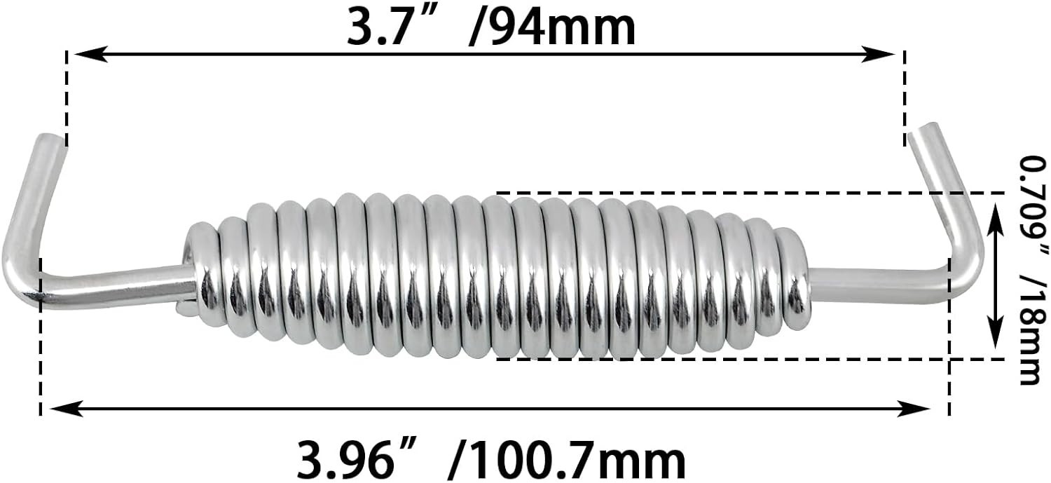 Kickstand Spring, Jiffy Stand spring for Touring 1999-2006, for Color: CHROME