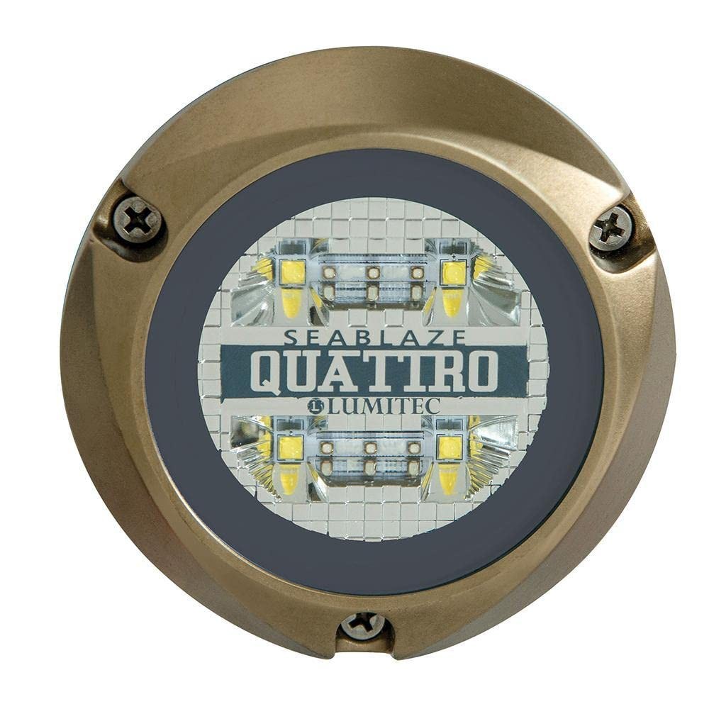 LED Underwater Light  Spectrum RGBW for Aquatic Illumination, Bronze Finish