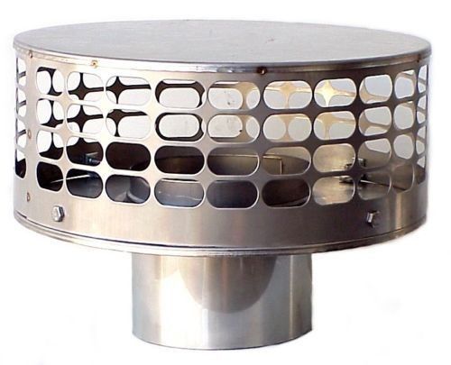 Round Stainless Chimney Cap 8" Diameters
