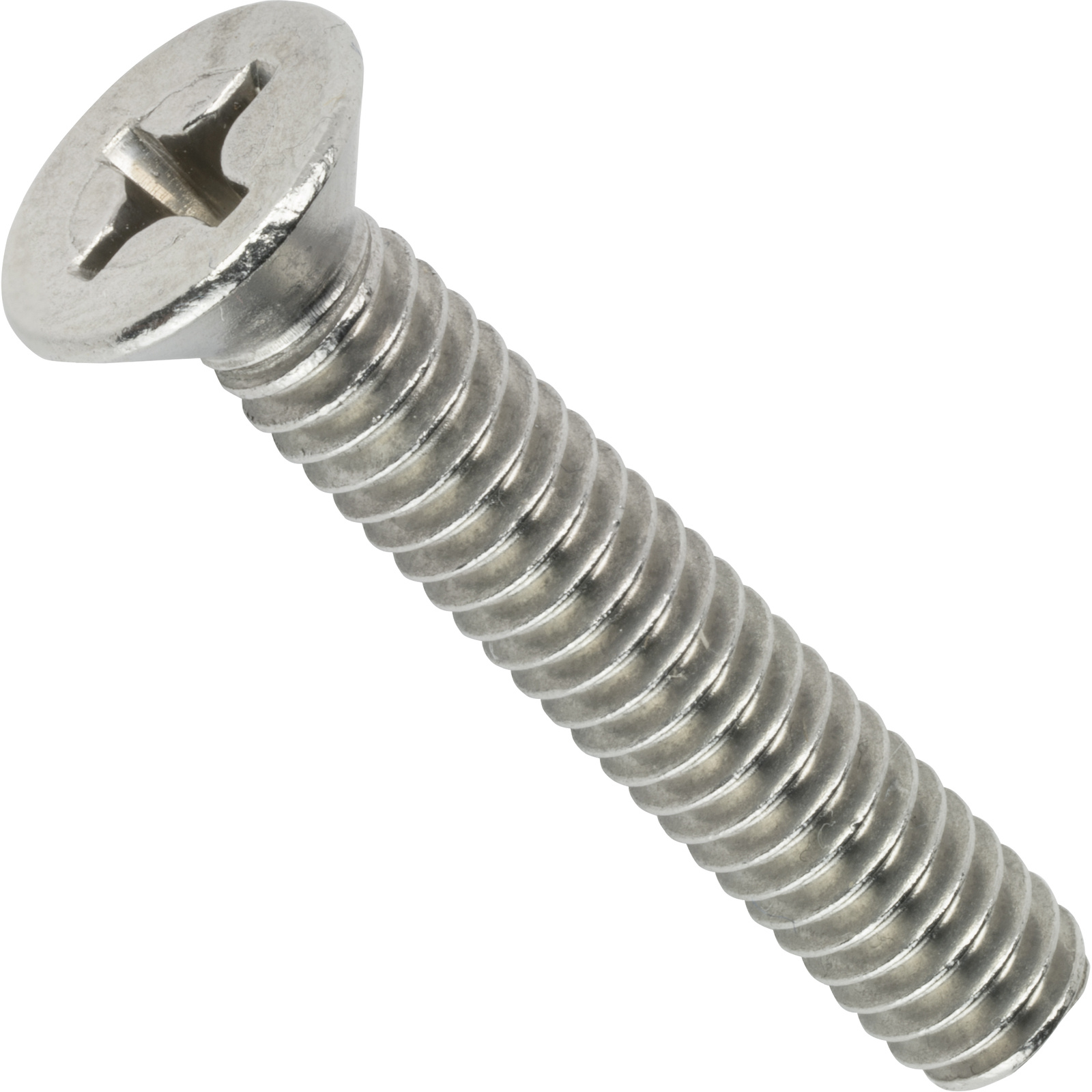 5/16-18 Flat Head Machine Screws Phillips Drive Stainless Steel All Lengths