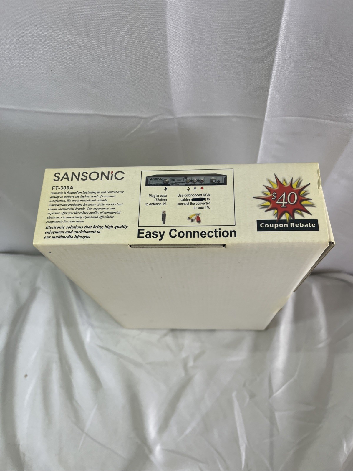 NEW Sansonic: Model FT-300A Digital to Analog Converter ATSC Box w/Remote