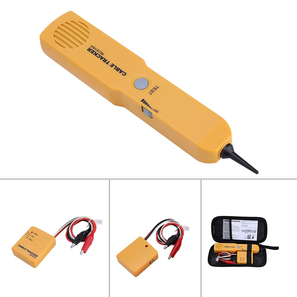 Wire, Network Electrical Cable Tester Tone Generator and Probe Kit, RJ11 Circu...