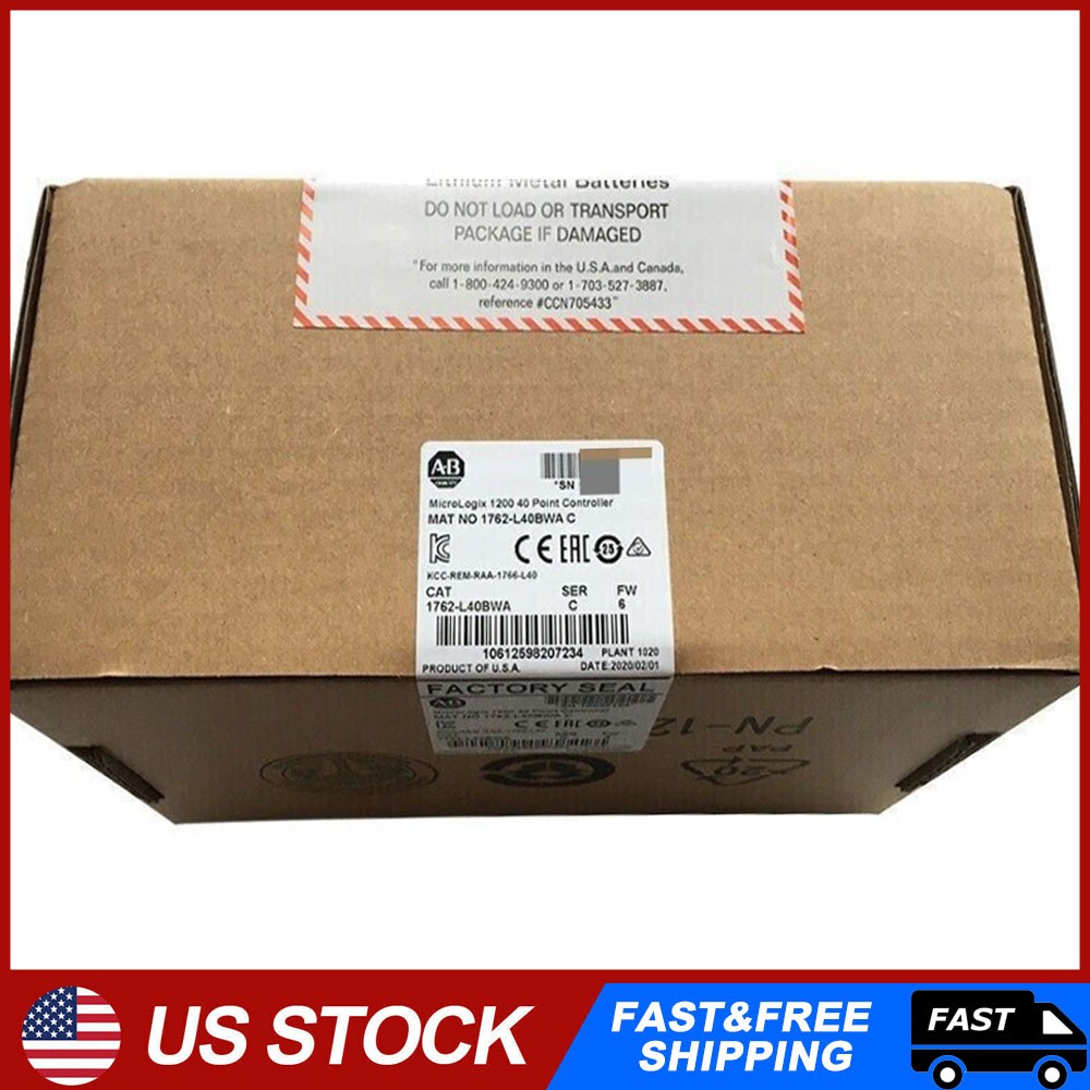 NEW Unopened AB 1762-L40BWA MicroLogix 1200 40 Point Controller PLC