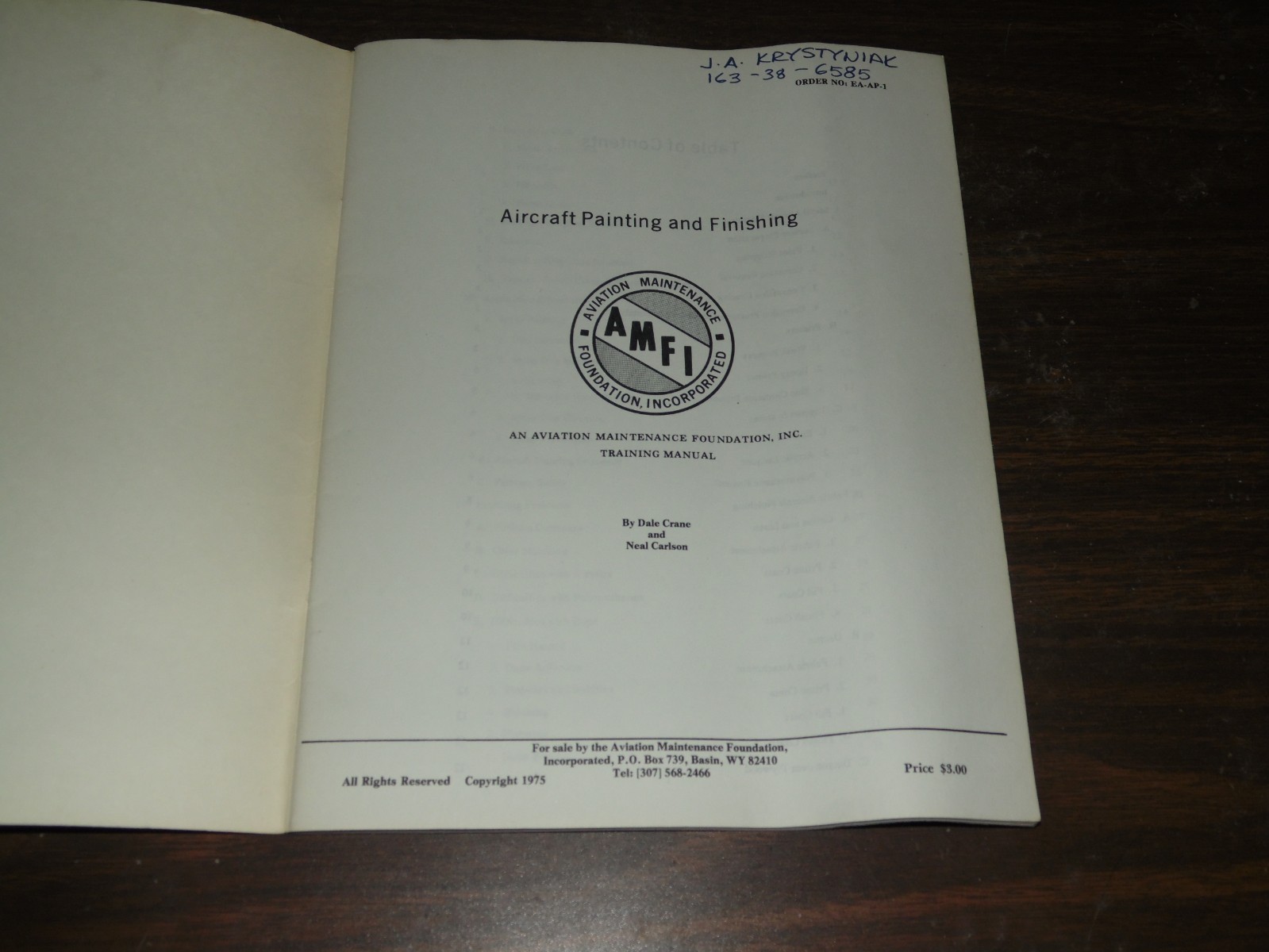 Vintage Aircraft Painting and Finishing Aviation Maintenance Foundation