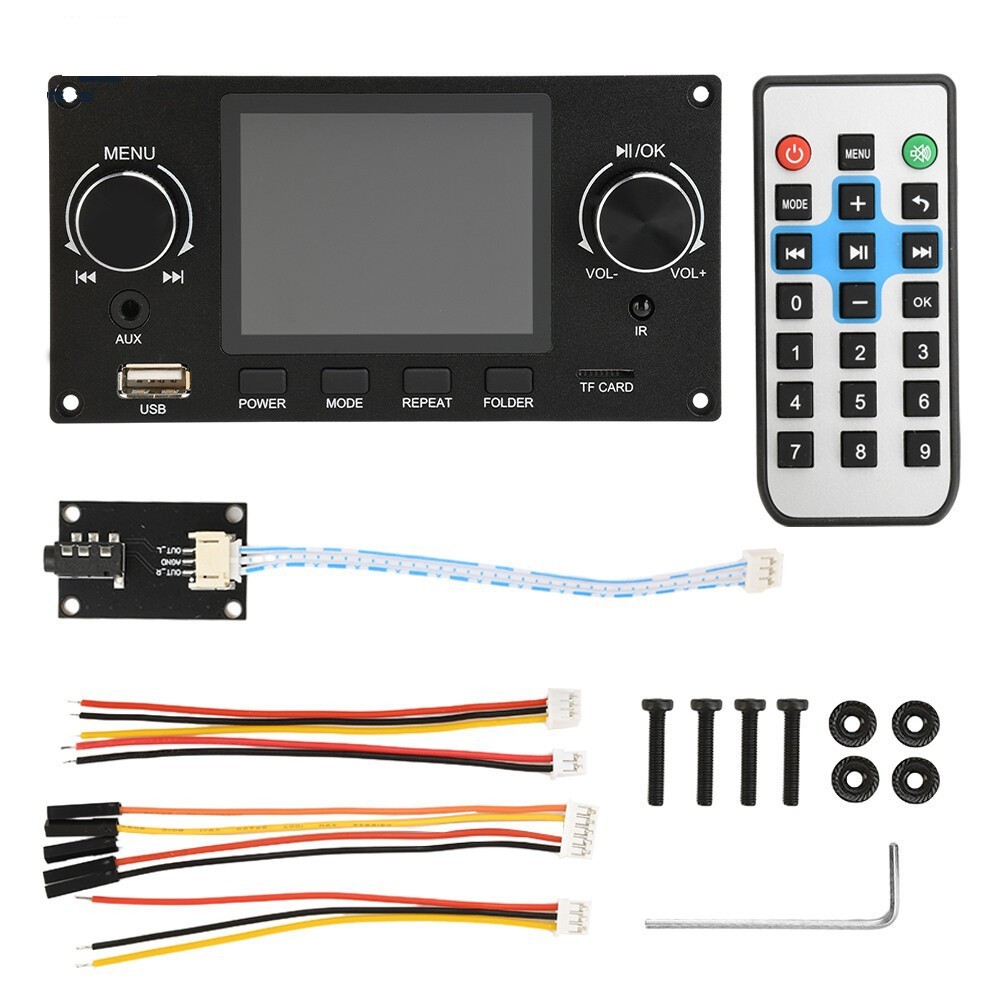 2.8'' IPS Screen Bluetooth MP3 Decoder Board Module TF USB Car Amp Audio Player