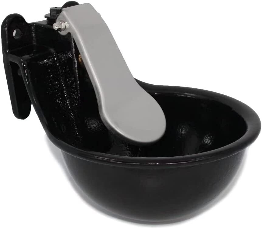 Push Paddle Automatic Stock Waterer made of Cast Iron great for horses