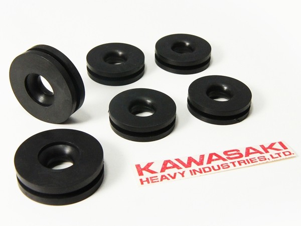 Kawasaki Side Cover Grommet Cushion Damper frame ring z1 z1r kz900 kz1000 ltd kz