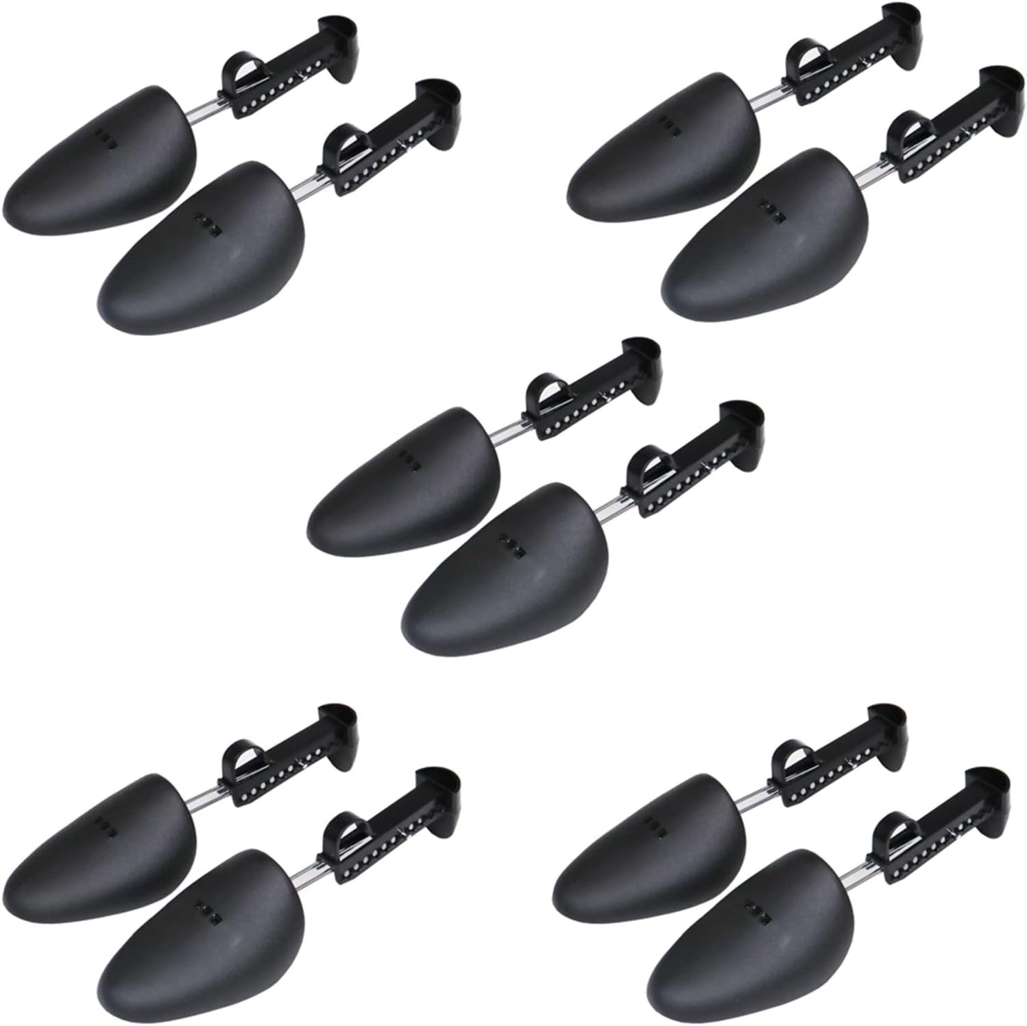 5 Pairs Practical Adjustable Length Men Shoe Tree Shoe Stretcher Boot Holder ...