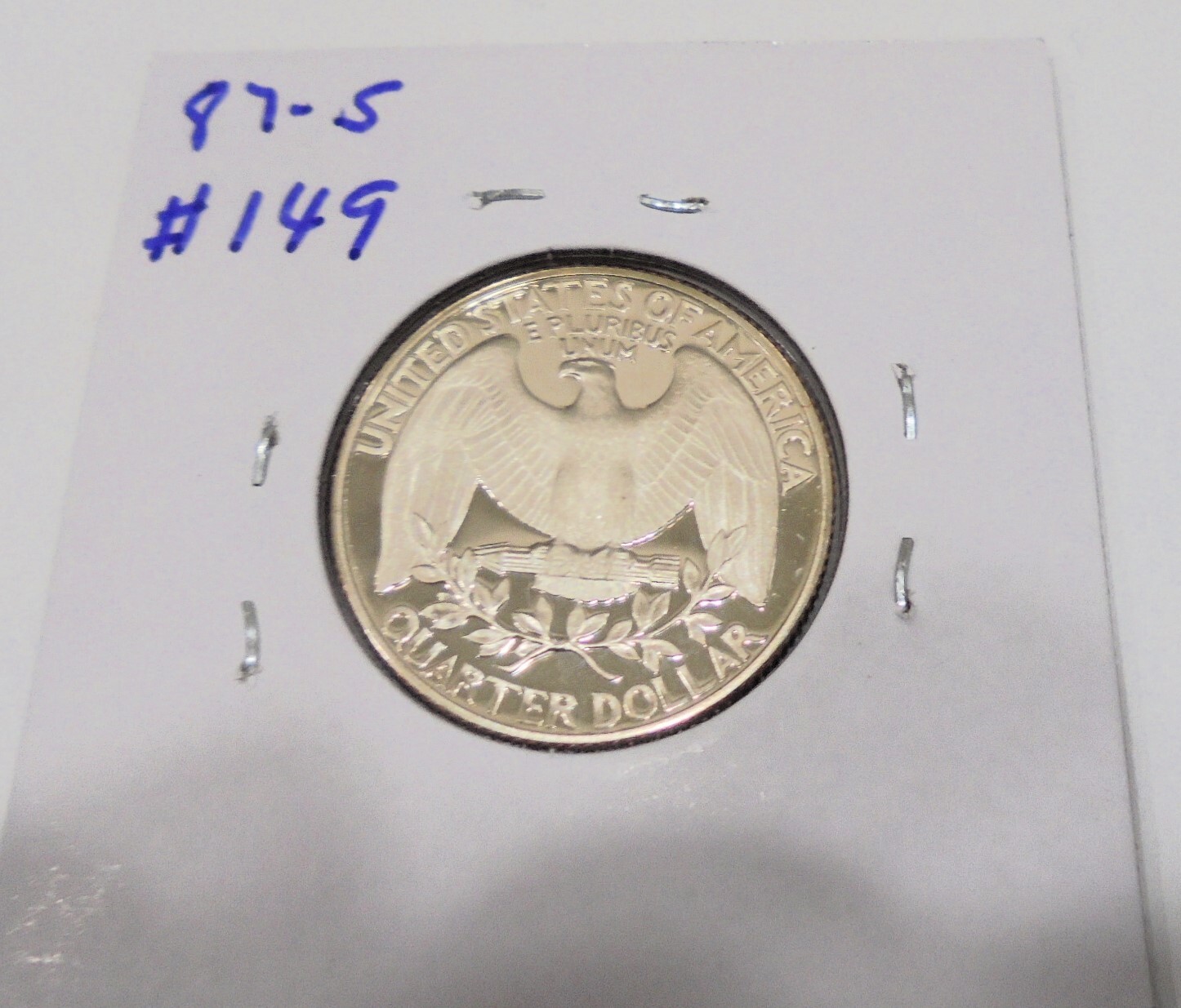 NICE 1987 s Proof Washington Quarter Deep Cameo # 149