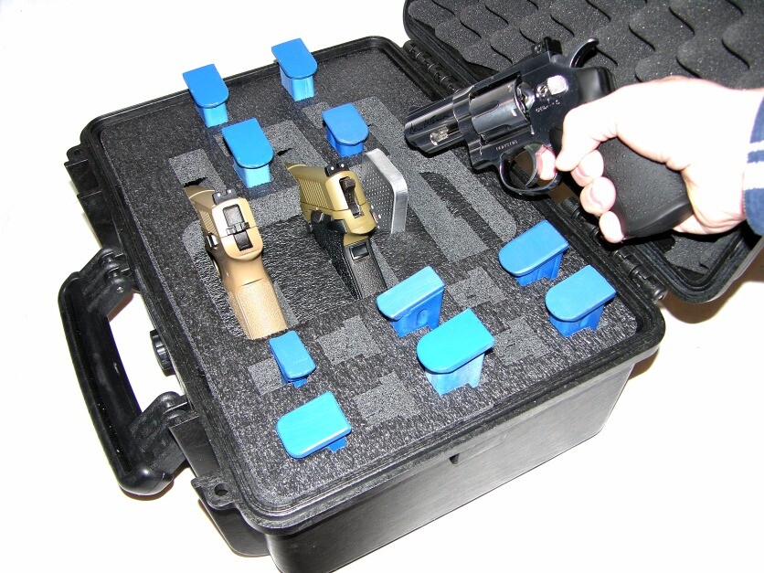 New Harbor Freight 3 pistol QuickDraw pistol gun foam fits your Apache 3800 case