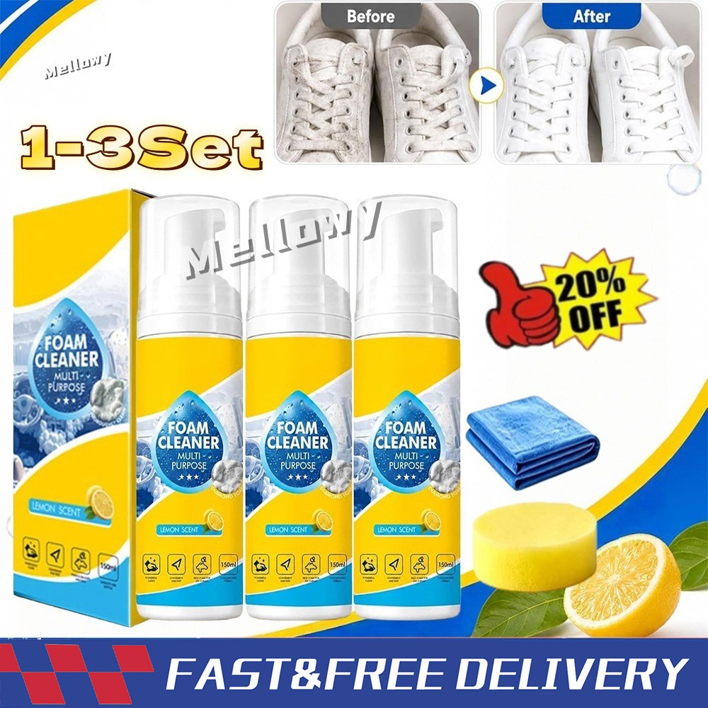 4-in-1 Multi-Enzyme Foam Cleaner, Deep Cleaning Spray for Car Kitchen Bathroom