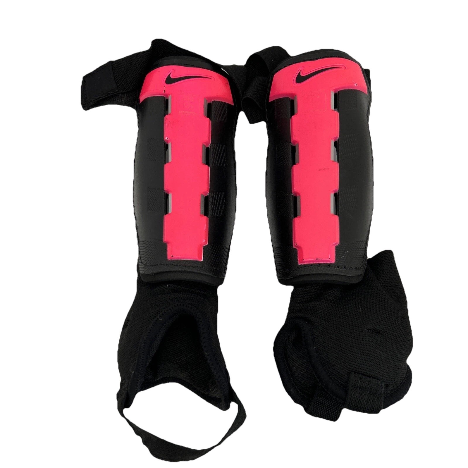 Nike Charge YOUTH Soccer Shin Guards Size Large Pink & Black