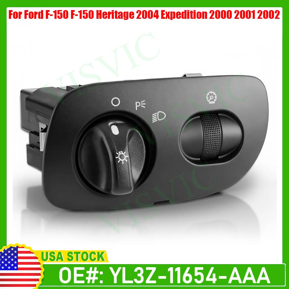 For Ford Expedition F-150 00-04 HEADLIGHT dash control SWITCH dimmer head light
