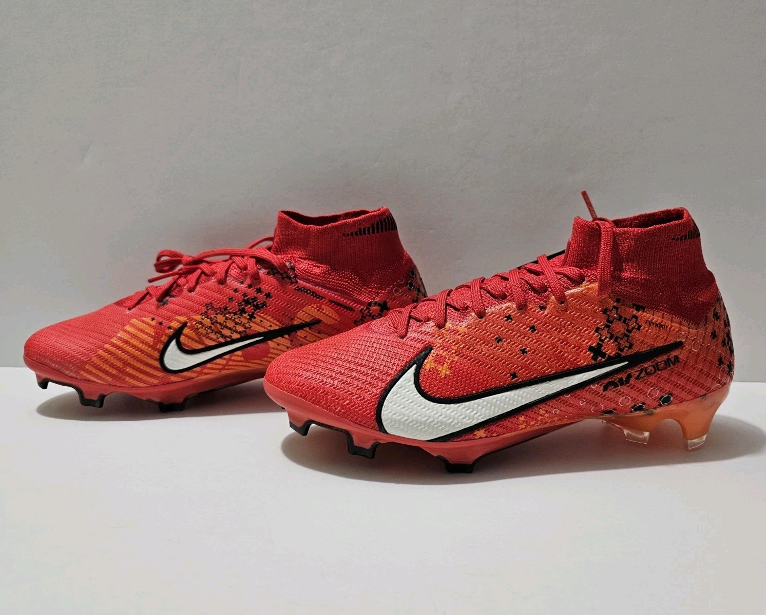 Nike Zoom Superfly 9 Elite MDS FG Crimson Men's Soccer Cleats Sz 6 (FD1157-600)