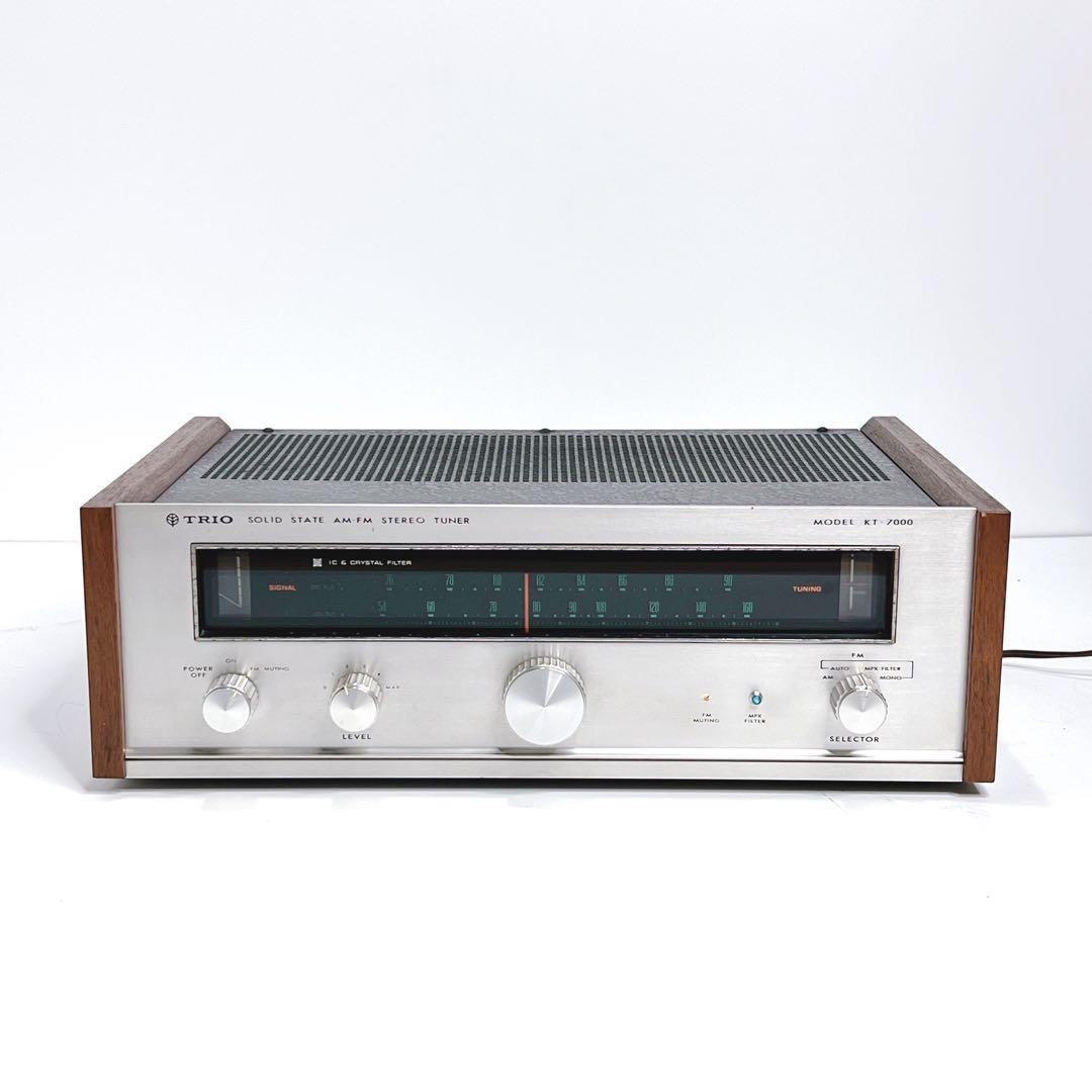 TRIO [KENWOOD] KT-7000 Vintage Stereo Tuner Japan FM Band AM Tested As-is