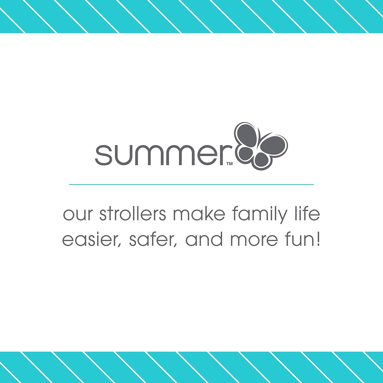 3D Lightweight Mini Stroller w/ Compact Fold Multiposition Recline Canopy &Visor