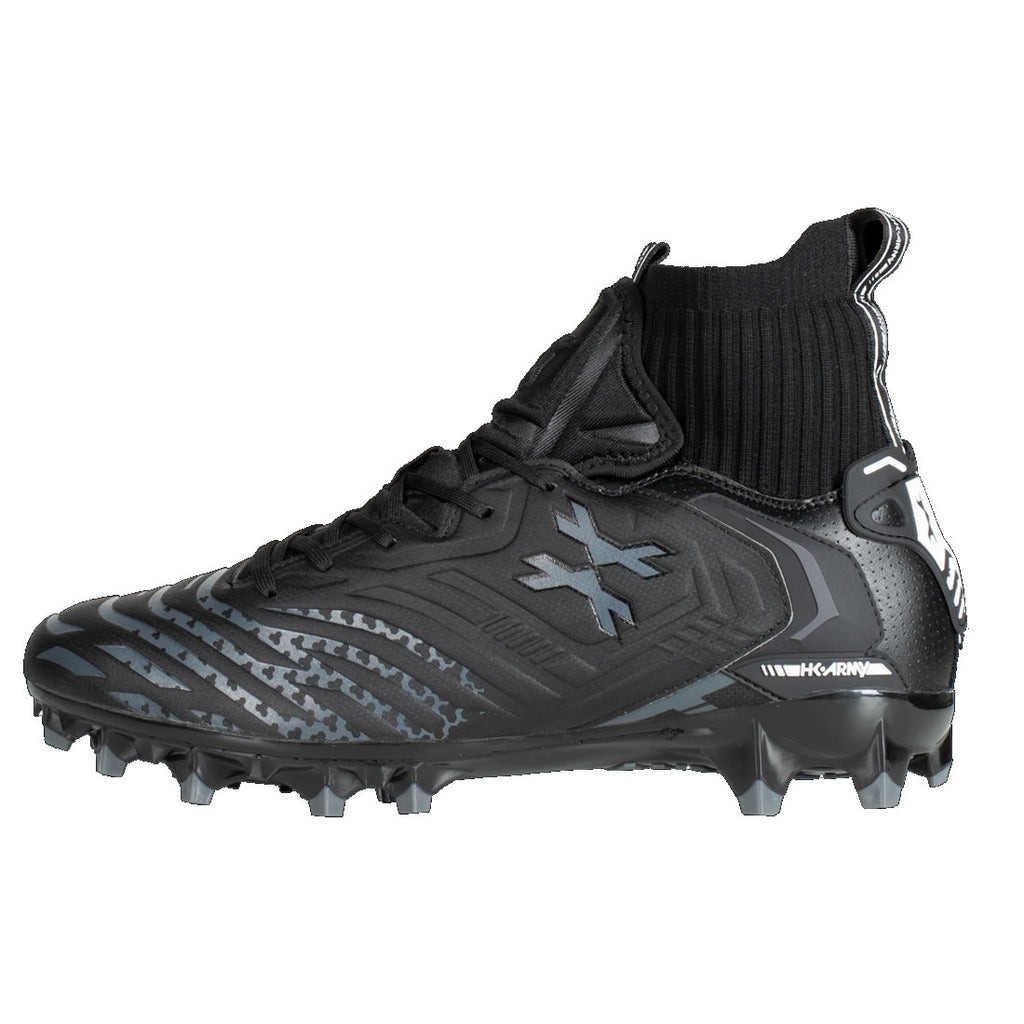 HK Army LT Diggerz X1 - Low Top Cleats - Black / Grey - Size 11
