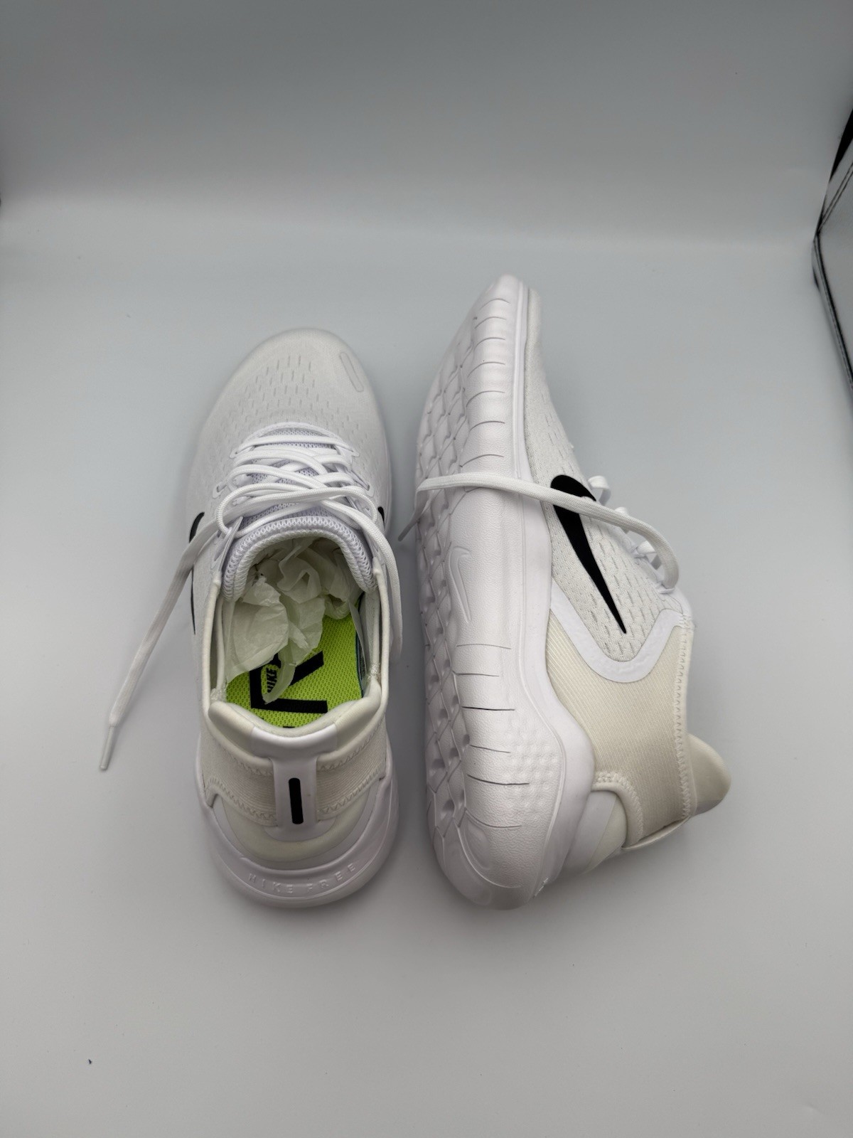 New Nike Free RN 2018 White Black 942837 100 Women’s Sizes