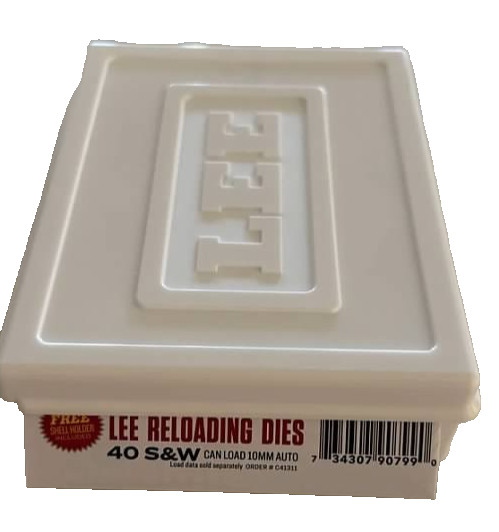 LEE 90799 40 S&W SMITH AND WESSON 3 DIE CARBIDE SET (Ships  Insured)