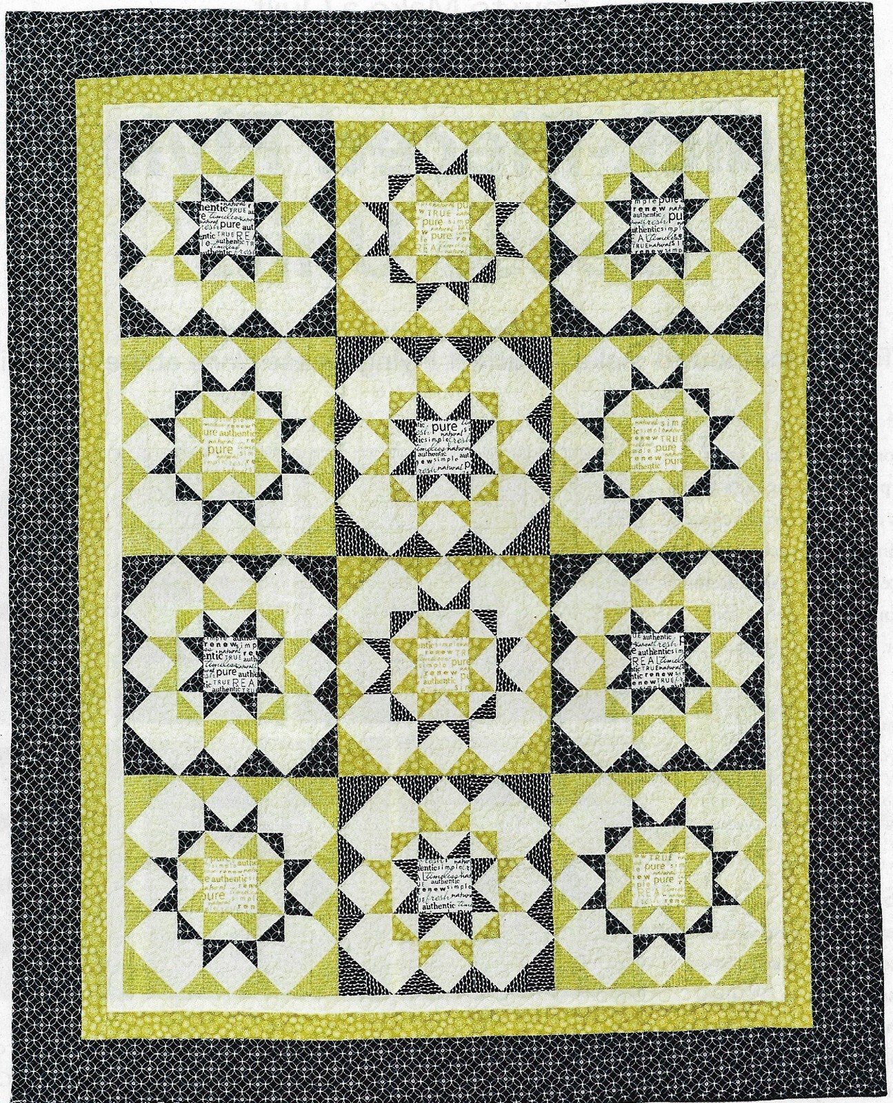 Eclipse Quilt quilting pattern instructions