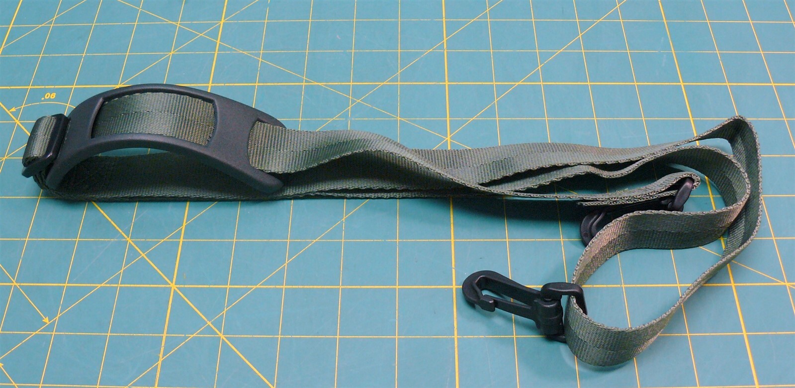 Multi-Purpose Carry Strap - Military Spec. Durable Fabric w/ Plastic Hooks 55"