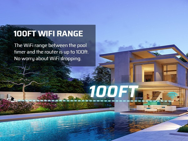 DEWENWILS Pool Pump Timer, Outdoor Smart WiFi Box On/Off Automatically