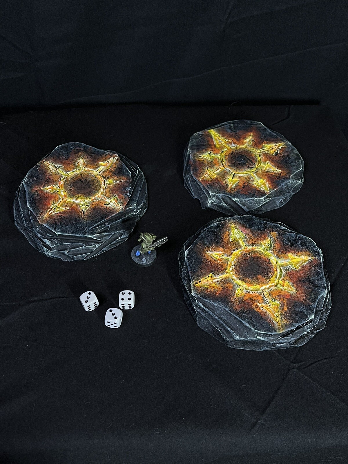 Chaos Altars Wargaming Terrain Objectives Compatible With Warhammer 40k