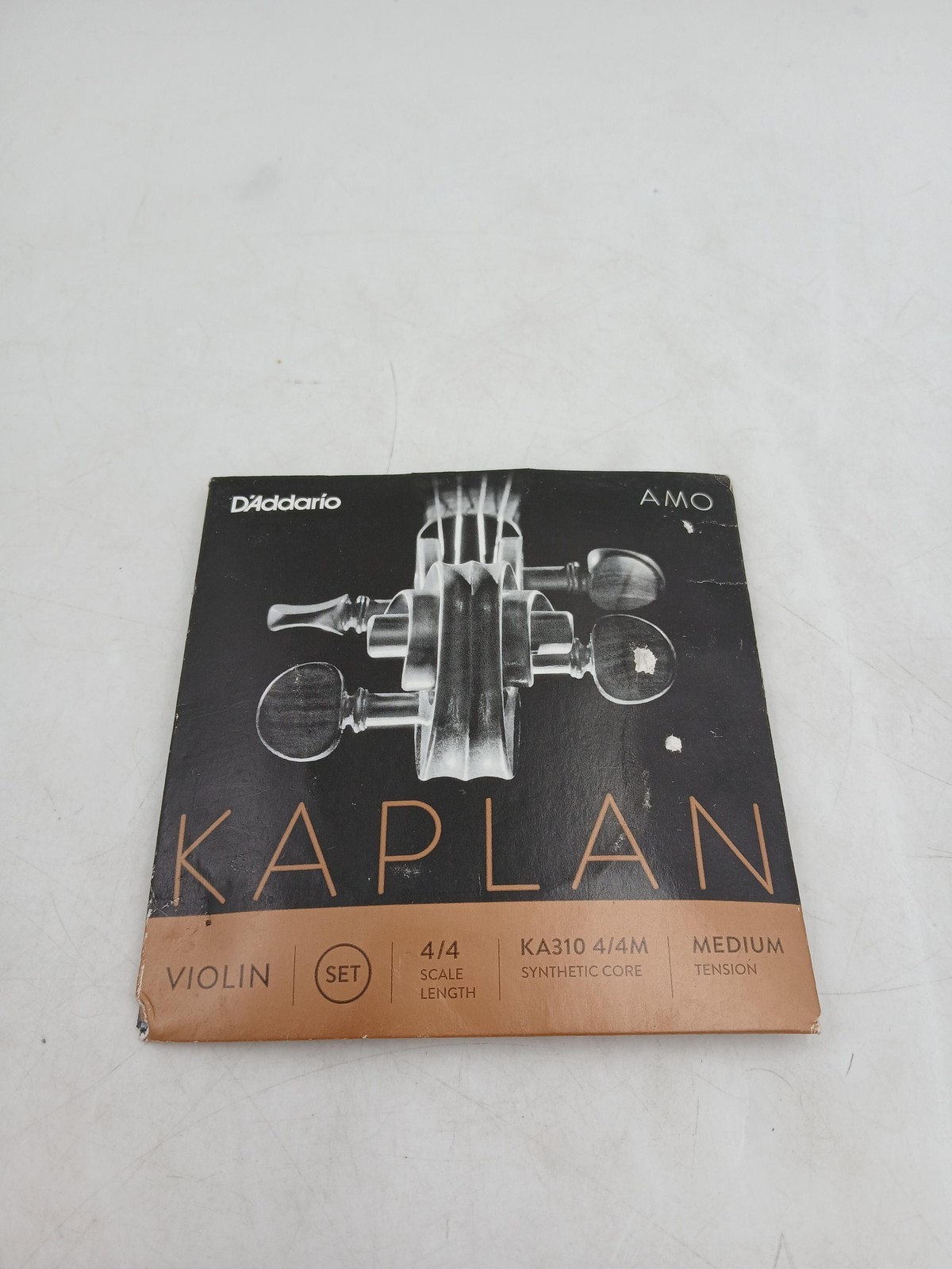 D'Addario Kaplan Amo Violin String Set 4/4 Synthetic Core Medium USA KA310 4/4M