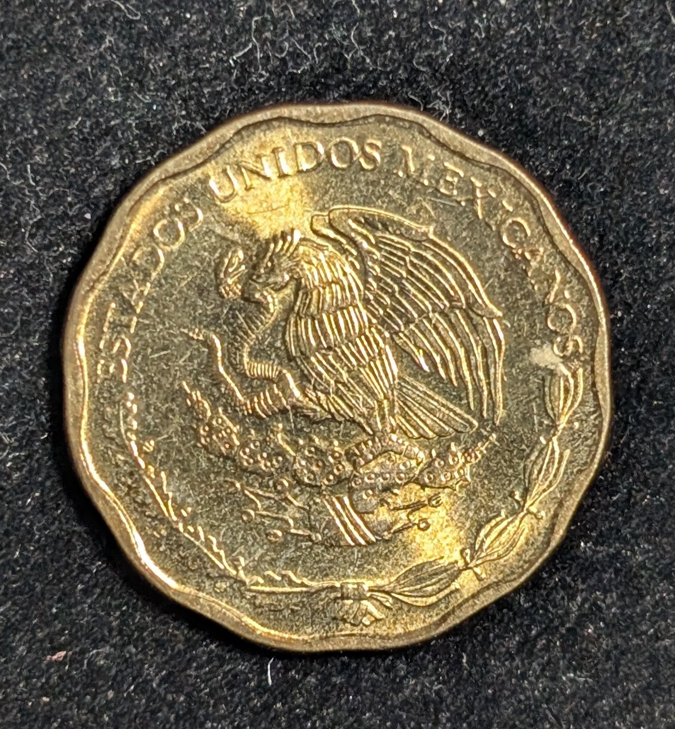 1998 Mexico 50 Centavos Brilliant Uncirculated UNC KM# 549