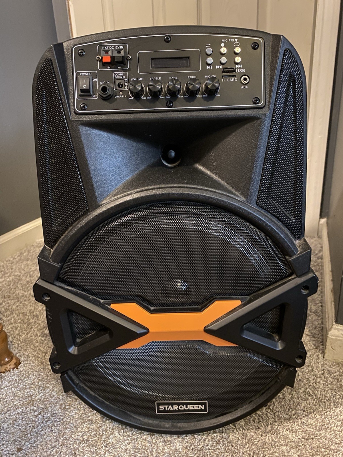 Star Queen 12 Inch Portable Pa System Designed For Karaoke