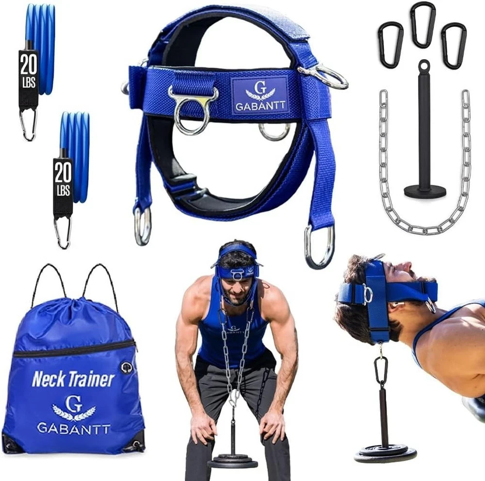 G Gabantt- Neck Exerciser and Neck Trainer. Adjustable Neck Harness Weight Li...