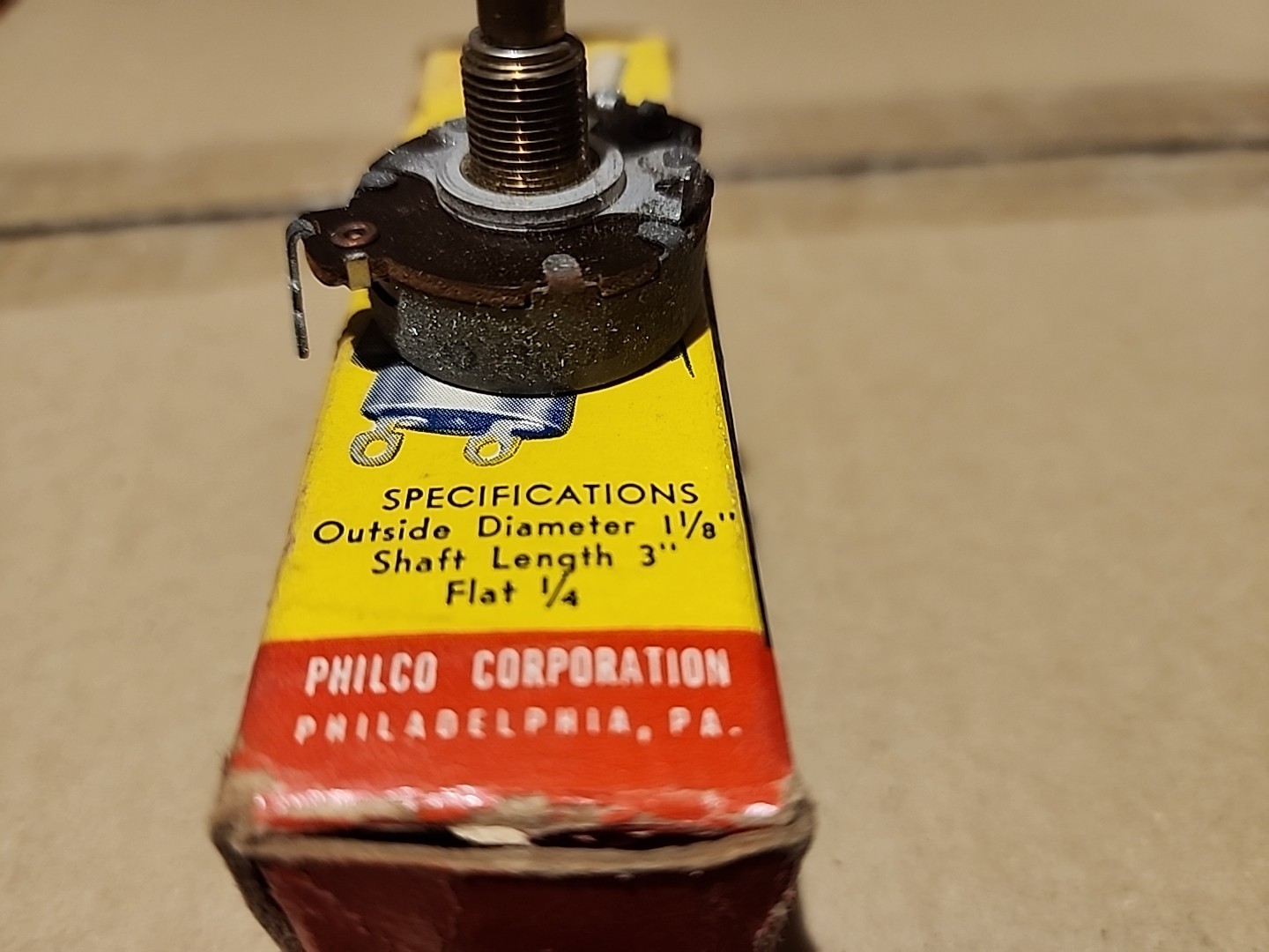 VTG NOS Philco 83-5442 Volume Potentiometer