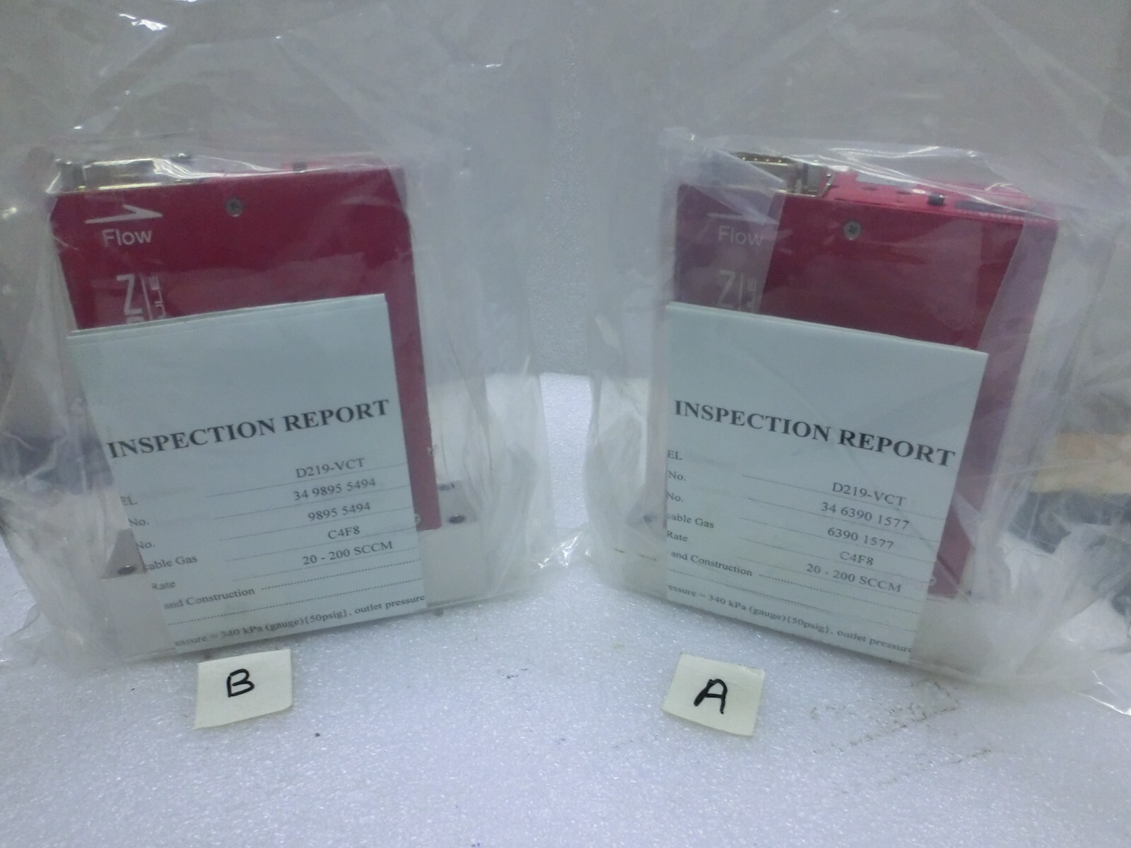 HoribaSTEC D219-VCT MFC,C4F8 200sccm,Lam 788-410129-200,Ty 000039,Unused,Jp+9391