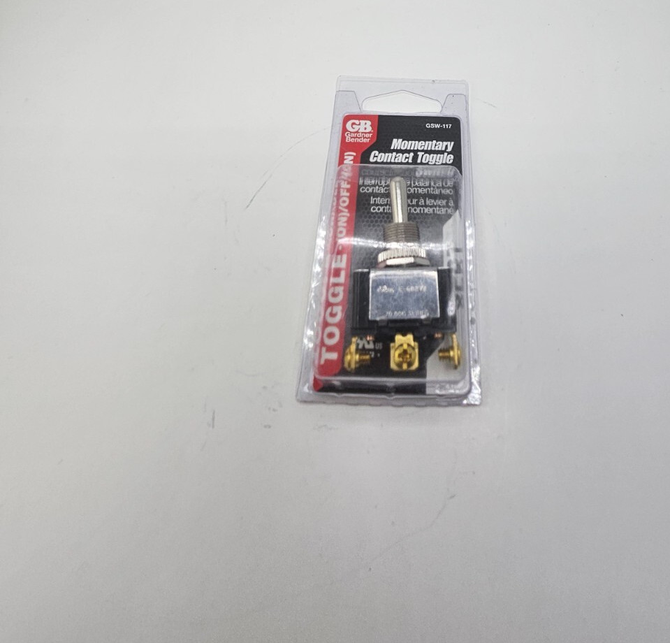 (QYT 2) Gardner Bender Heavy Duty Momentary Contact Toggle GSW-117
