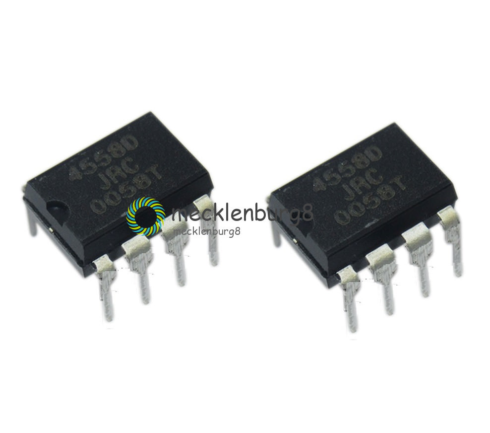 10PCS JRC4558D JRC 4558D DIP8 OPAMP OP AMPS CHIP IC NEW