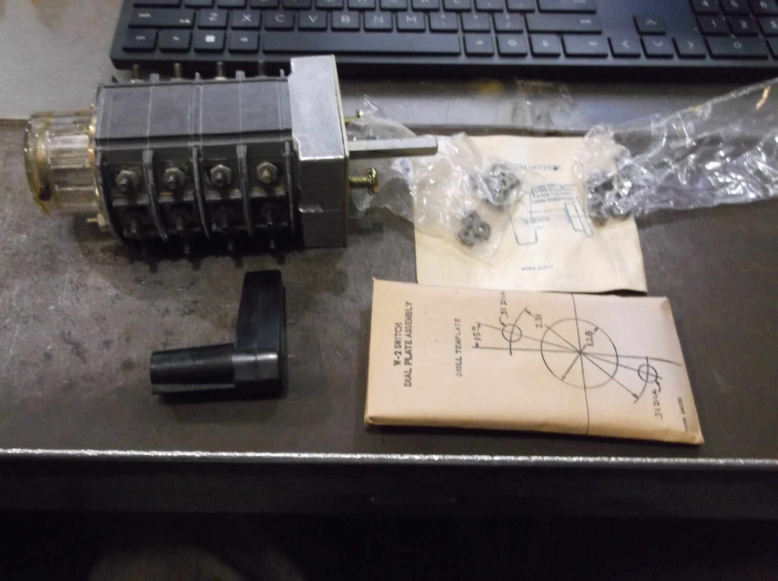 NIB WESTINGHOUSE 505A717G01 TYPE W-2 ROTARY SWITCH (854)