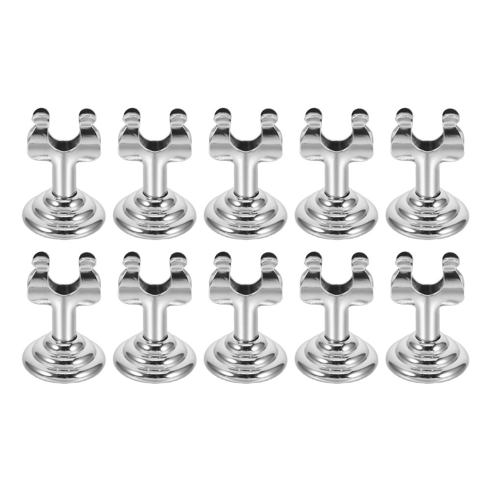 10 Pcs Metal Desk Card Holder Sign Clip Bakery Case Label Basket