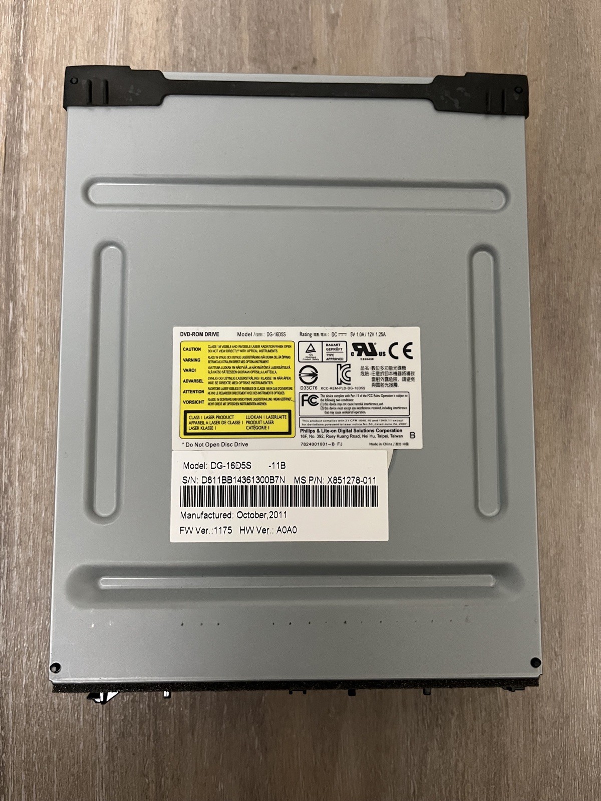 Xbox 360 Slim S Philips Liteon DG-16D5S DVD Disc Drive Replacement Tested Works