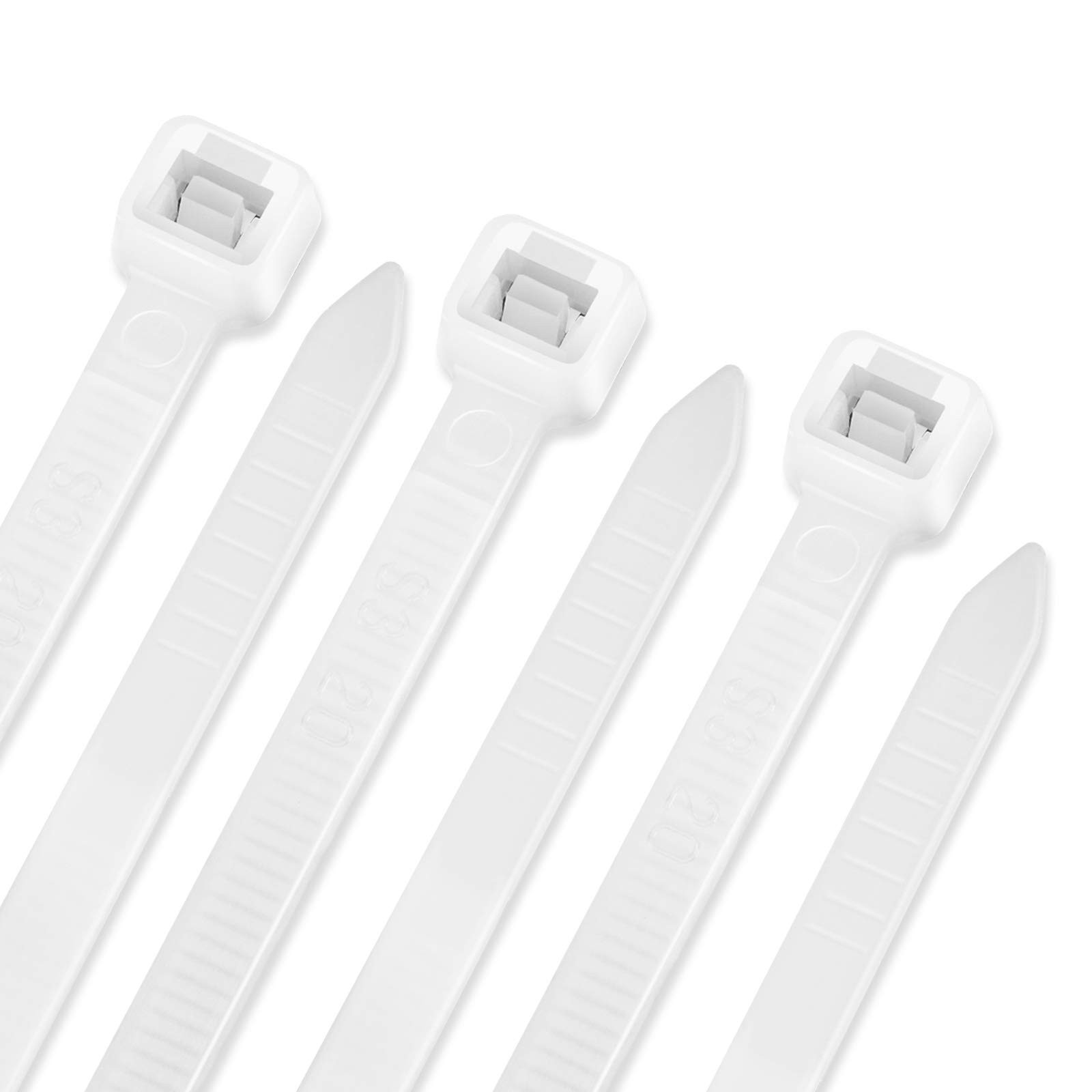 UL Listed Heavy Duty Cable Zip Ties 6 Inch, 500Pcs Industrial Nylon Durable S...