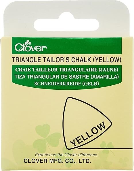 Tailor's Chalk, 3 pack Yellow Triangle