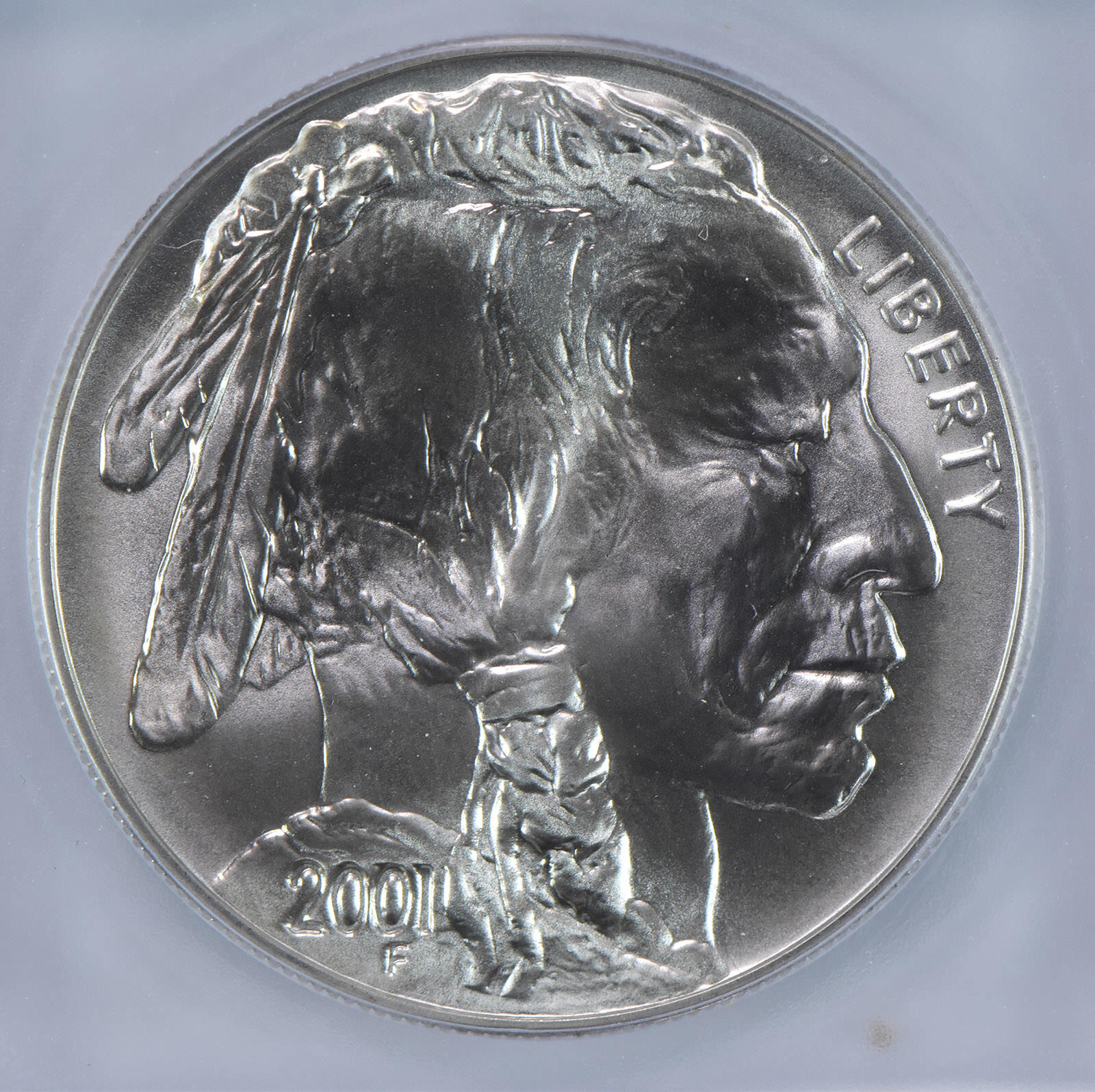 2001-D Buffalo Commemorative Silver Dollar MS70 ICG