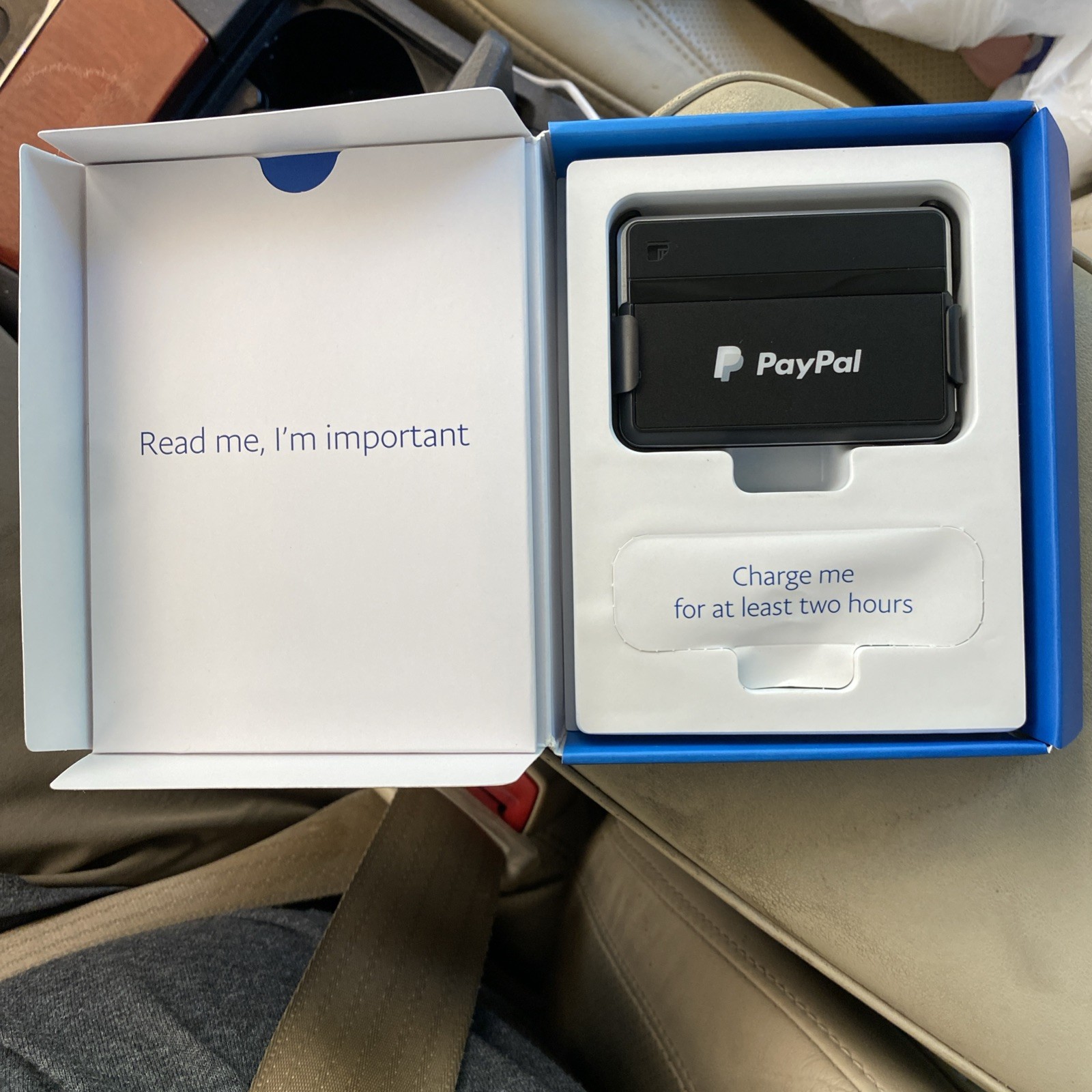 PayPal PCSUSDCRT Chip and Swipe Reader - Black Open Box #u -With Cable