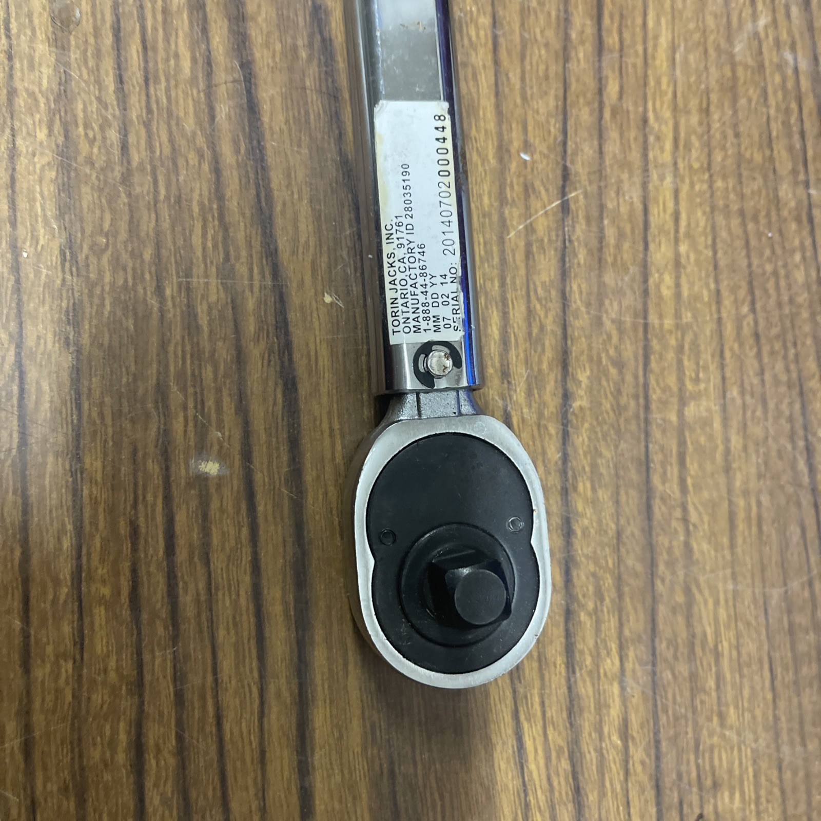 Torin Black Jack 1/2" Torque Wrench 10 to 150 Ft Lbs Foot Pounds  R3J