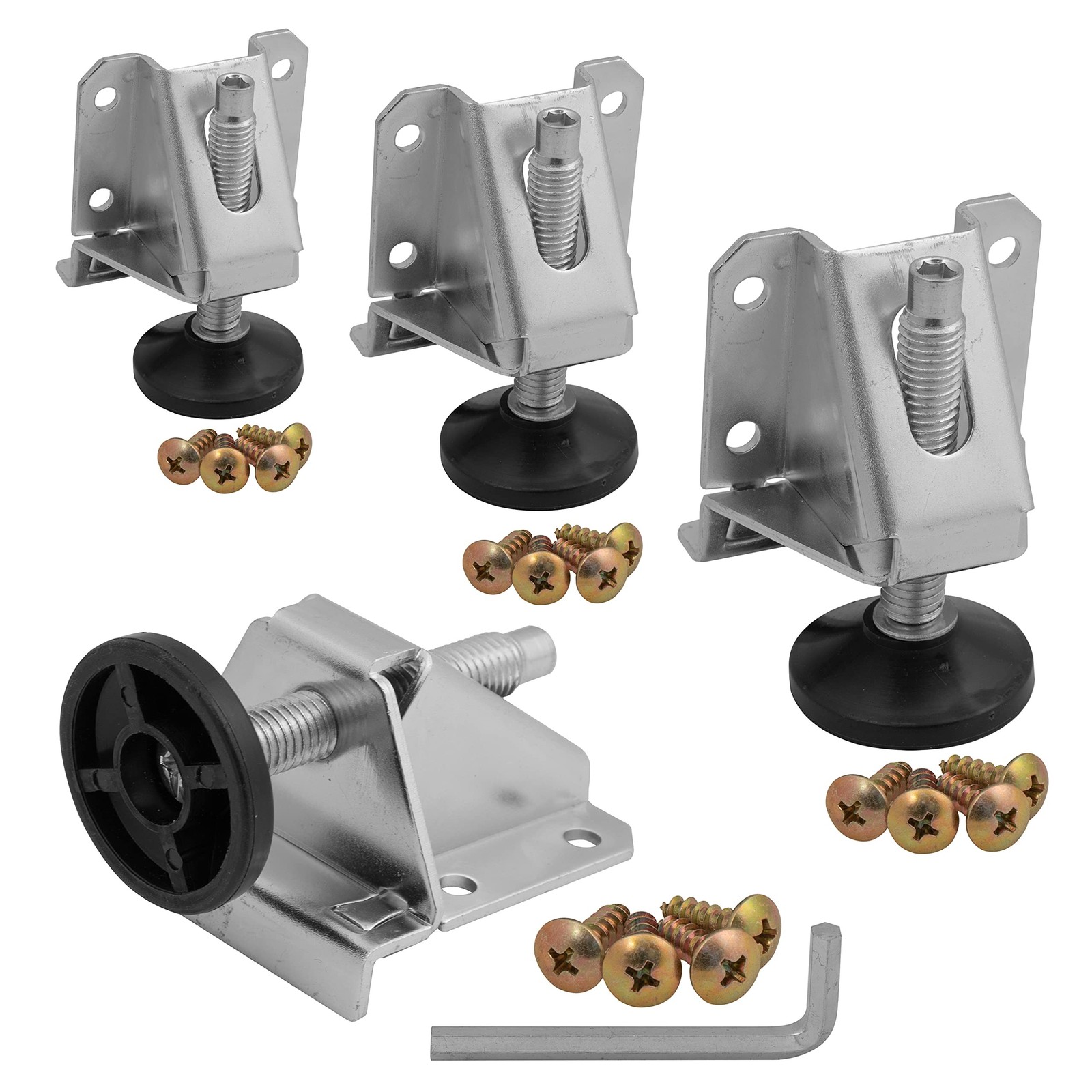 Fulton Heavy Duty Adjustable Leveling Feet Ideal for Desks, Tables, Shelving ...