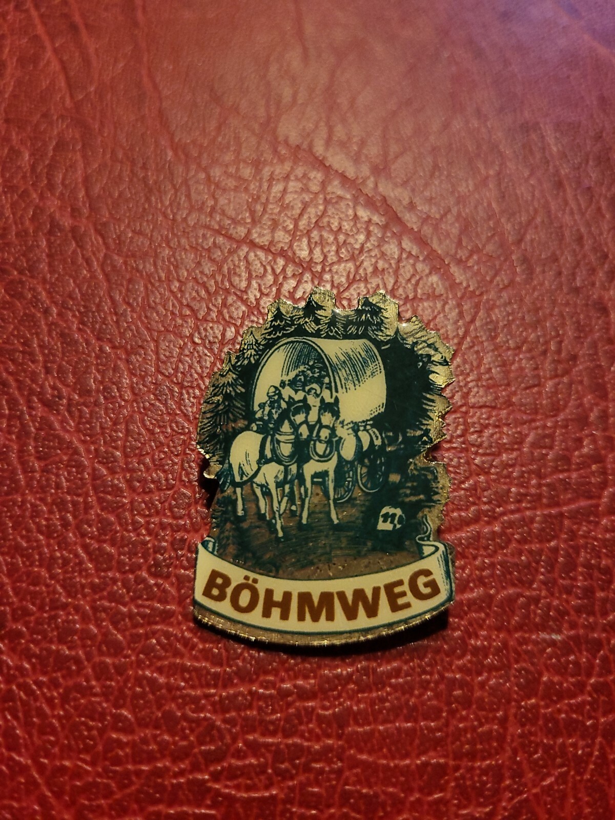 Anstecknadel Hutnadel Wandernadel Böhmweg.