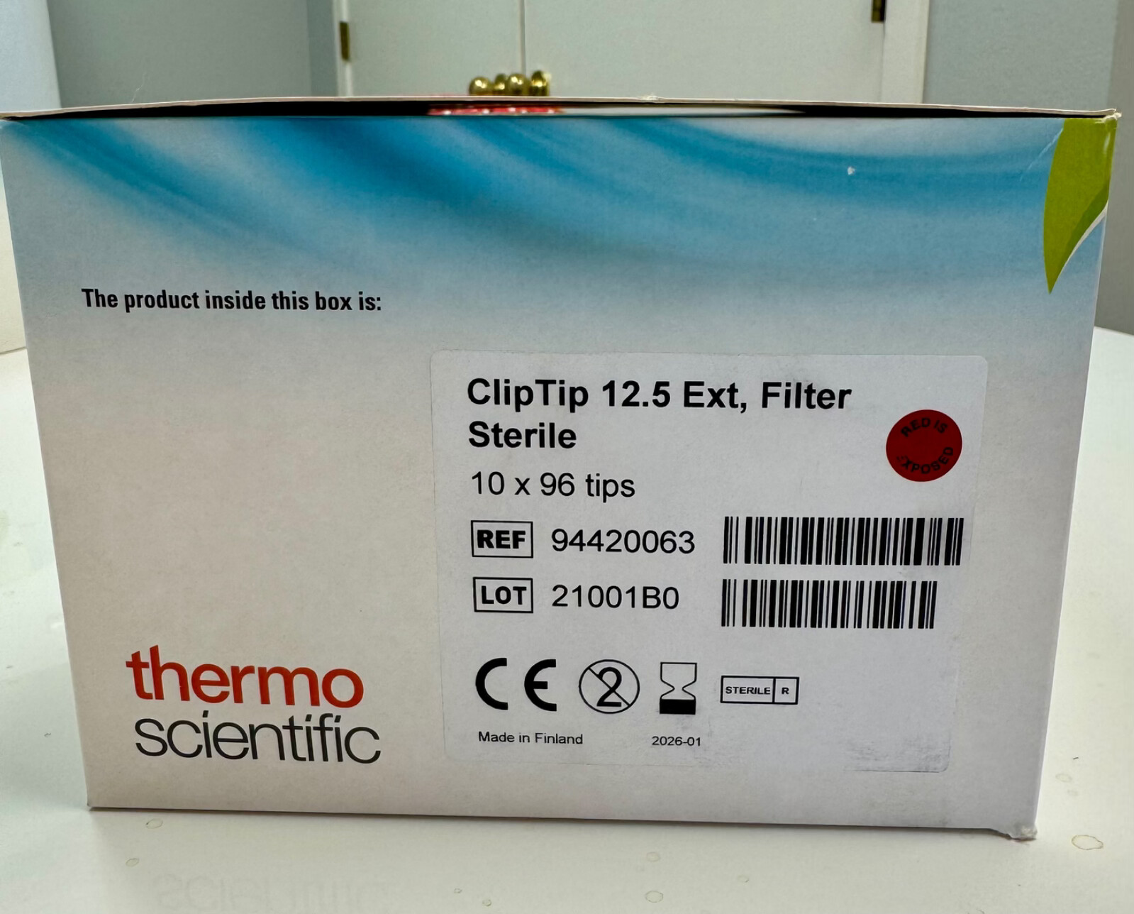 Thermo 94420063, ClipTip 12.5 Ext, Filter Sterile, 1 Box= 960 Tips