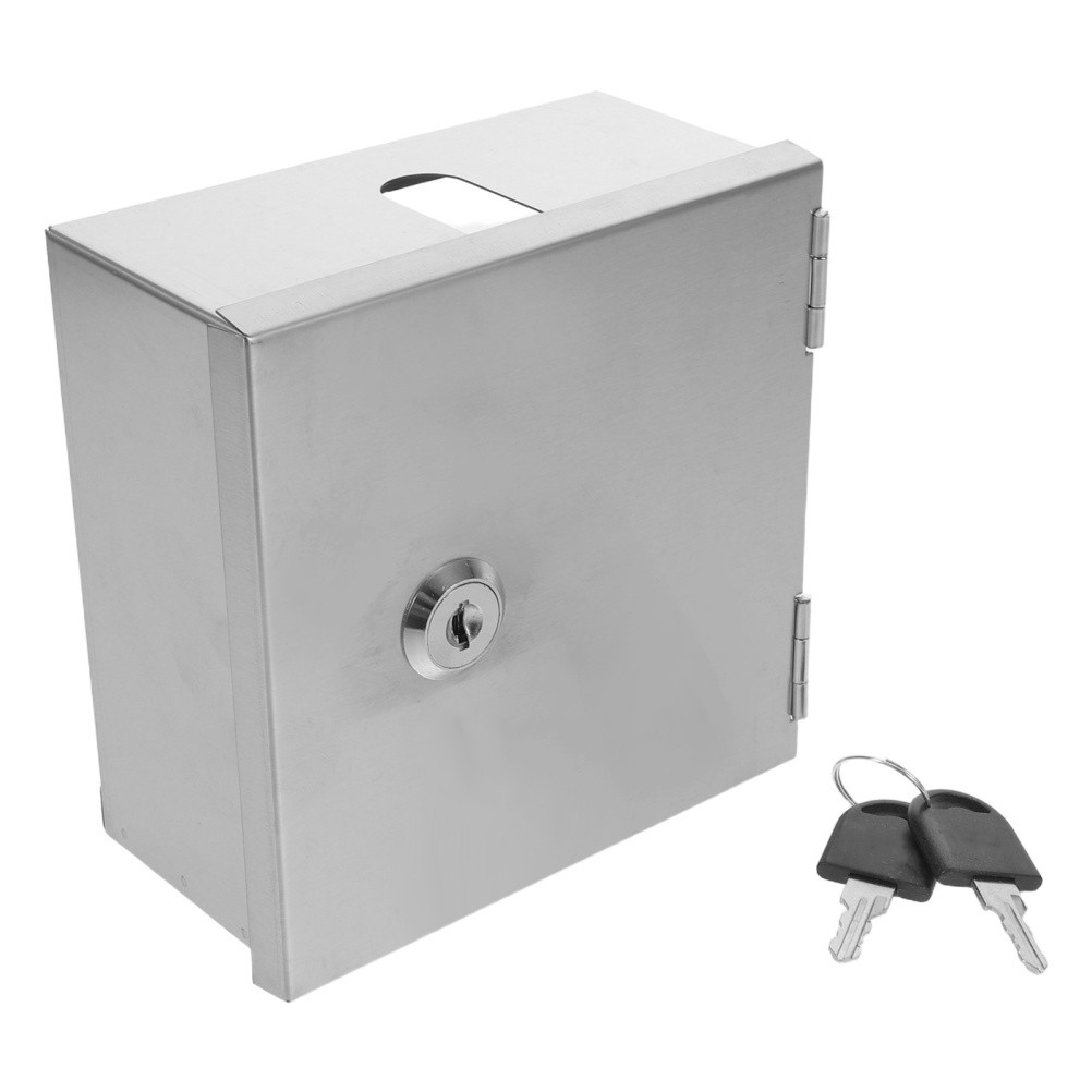 Weatherproof Stainless Steel Lockable Power Outlet Cover For Wall Socket