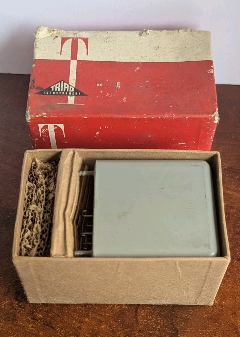 NOS Triad Filter Reactor C-14A 200 MA  150 Ohm  Tube Amp Vtg
