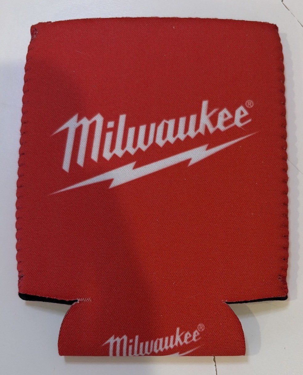 Milwaukee Swag Tools Lot Can Koozie & Decals/stickers