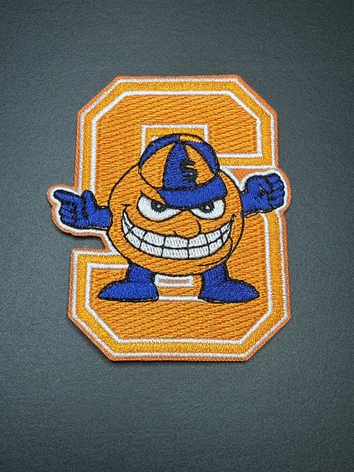 Syracuse University Orange Embroidered Iron On Patch